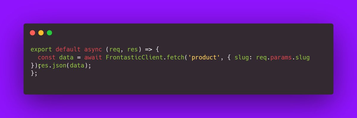 nrachabathuni's tweet image. Use dynamic page routes with custom queries!

#Frontastic #CloudCommerce #SEO #JavaScript #WebDev
