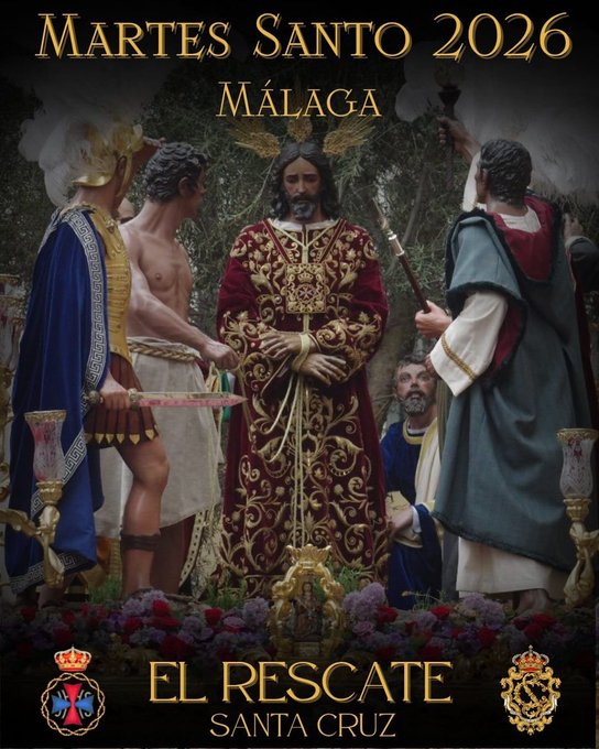 La Agrupación Musical Santa Cruz de Huelva firma con la Hermandad del Rescate de Málaga para el Martes Santo de 2026