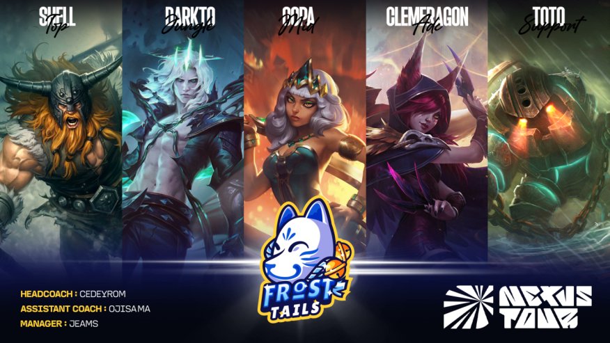 🏆 Nexus Tour 2025 : étape 3

Nos champions sont de retour, prêts à tout pour parvenir au Nexus... 

🪓 <a href="/shell_tkt/">shell</a> 
🌲 <a href="/Darkto26/">Darkto</a> 
🔥 @EskimoB9 
🔫 <a href="/clemeragon/">clemeragon</a> 
🩹 <a href="/Toto_MDO/">Toto</a> 

<a href="/Cedeyrom/">Cédeyrom</a> (Coach)
<a href="/Ojii_Samaa/">BBE Oji's</a>  (Assistant Coach)
<a href="/Jeams471/">Jeams</a>  (Manager)