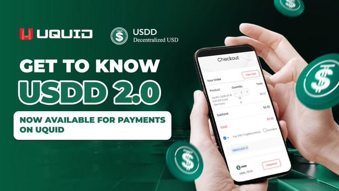USDD 2.0 Goes Live on Uquid – A Major Leap for Web3 Payments

In a groundbreaking move for decentralized finance and Web3 adoption, #USDD 2.0 is now officially supported as a payment method on Uquid, powered by the TRON network. This integration unlocks the real-world spending
