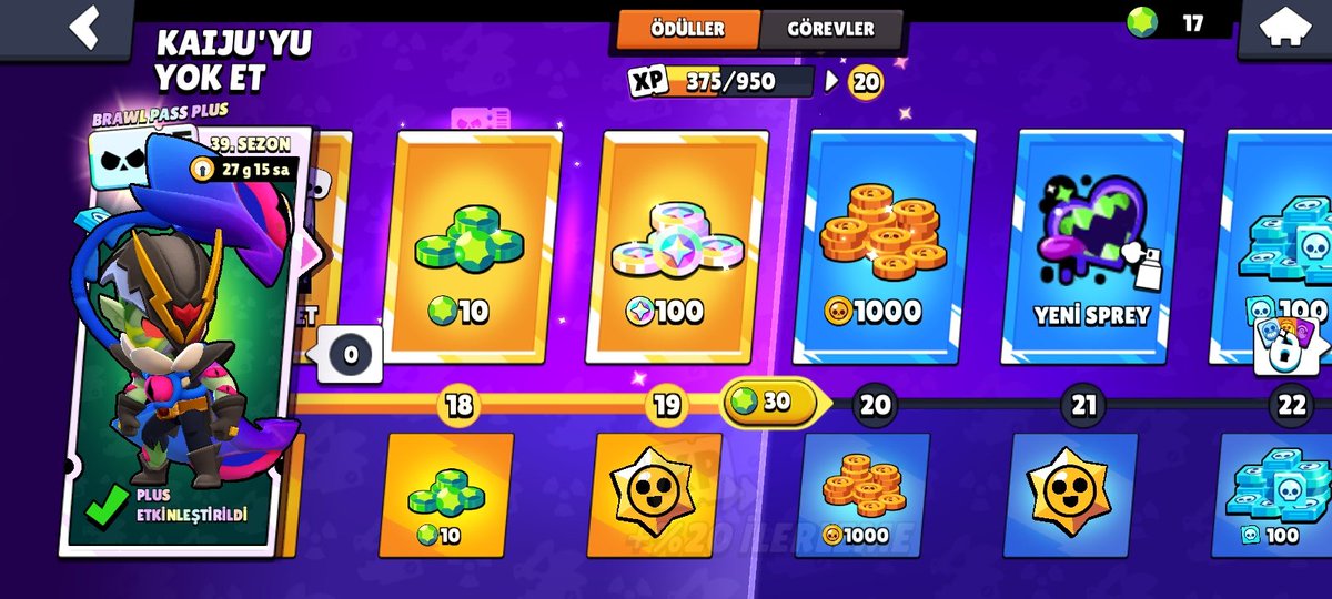 Brawl pass plus🎫

#Supercell #BrawlStars #BrawlPassPlus