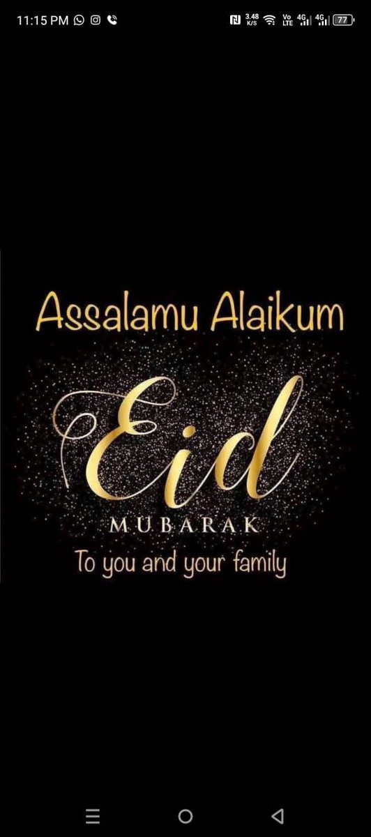 اسلام علیکم ورحمتہ اللہ وبرکاتہ
بسم اللہ الرحمٰن الرحیم 
صلی اللہ علیہ وآلہ وسلم 
EID MUBARAK