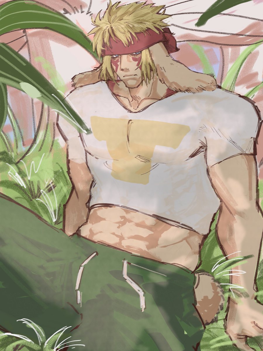 #StreetFighter6 #alex 哇塞，竟然真有😋刚好前几天画了耶。六代像流浪汉（流浪汉吃汉堡