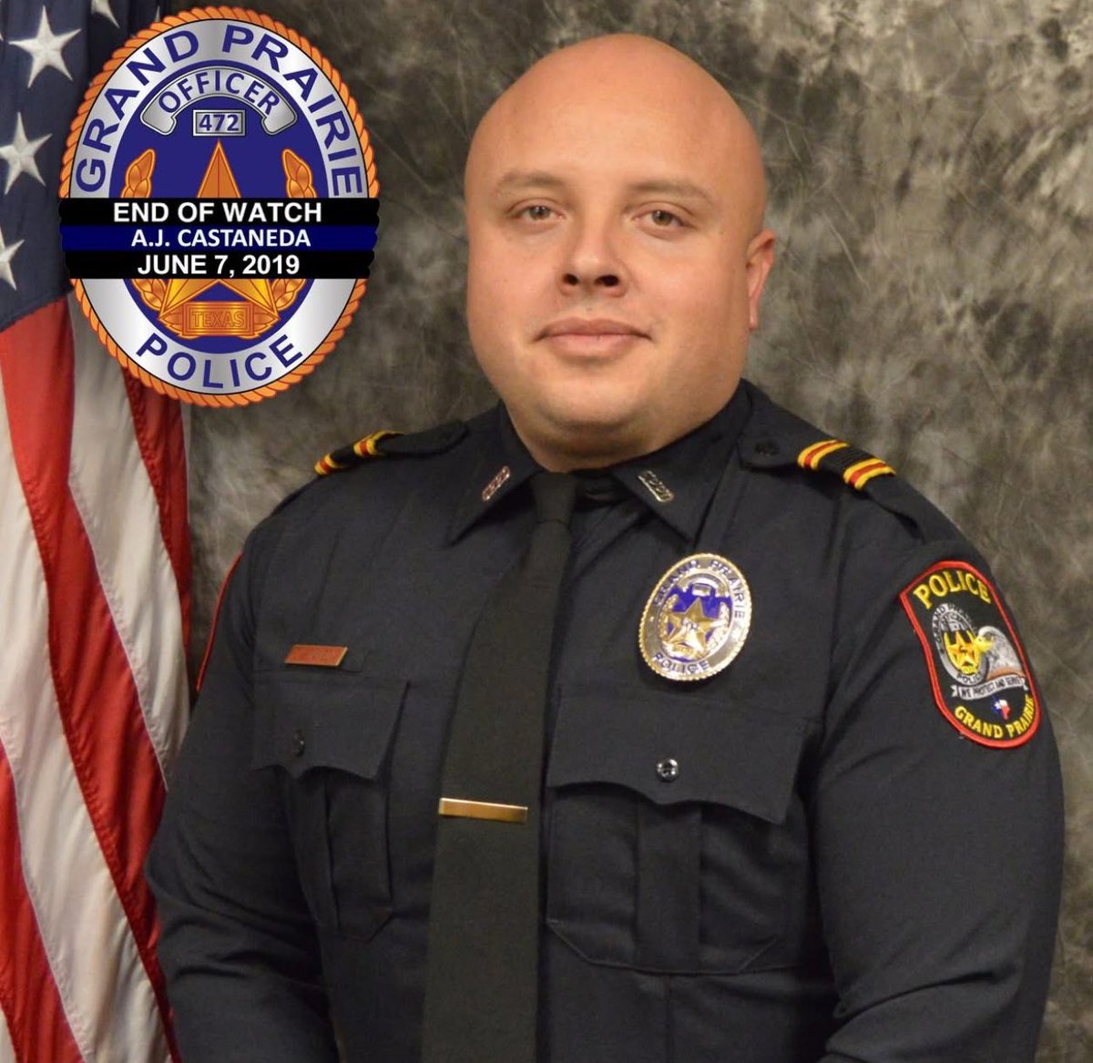 We will #NeverForget Police Officer A.J. Castaneda.

End of Watch: June 7, 2019