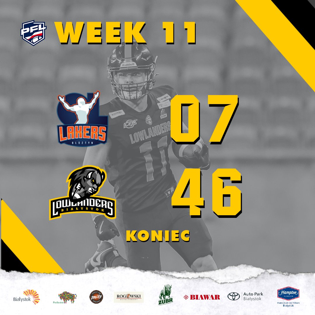 Kolejne zwycięstwo i 2️⃣ punkty na naszym koncie! Dziękujemy AZS UWM Olsztyn Lakers za  czysty mecz, kibicom za doping i wsparcie na wyjeździe. 21 czerwca gramy o 13.00 w domu z Dukes Ząbki w ramach 13. kolejki <a href="/PFL_liga/">Polska Futbol Liga</a>. <a href="/WBialystok/">Miasto Białystok</a>  <a href="/wojpodlaskie/">Województwo Podlaskie</a>