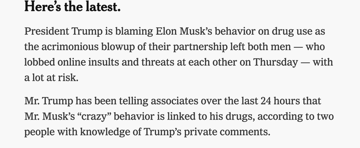 What did Trump know about Musk's impairment and when did he know it? This must be investigated.
