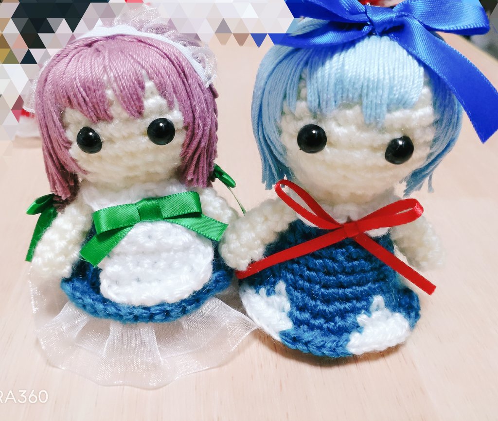 サークルアカウントでも告知したけどこっちでもします🍀紅楼夢出品予定のあみぐるみ達です✨❣️めちゃくちゃ可愛い😭🫶🏻💞 持ち運びやすいサイズです🥹💞❣️皆様のお手元に届くの楽しみにしてます🥰❣️是非〜❣️
#東方Projectㅤㅤㅤㅤ 
#ぬいぐるみ 
#編みぐるみ
