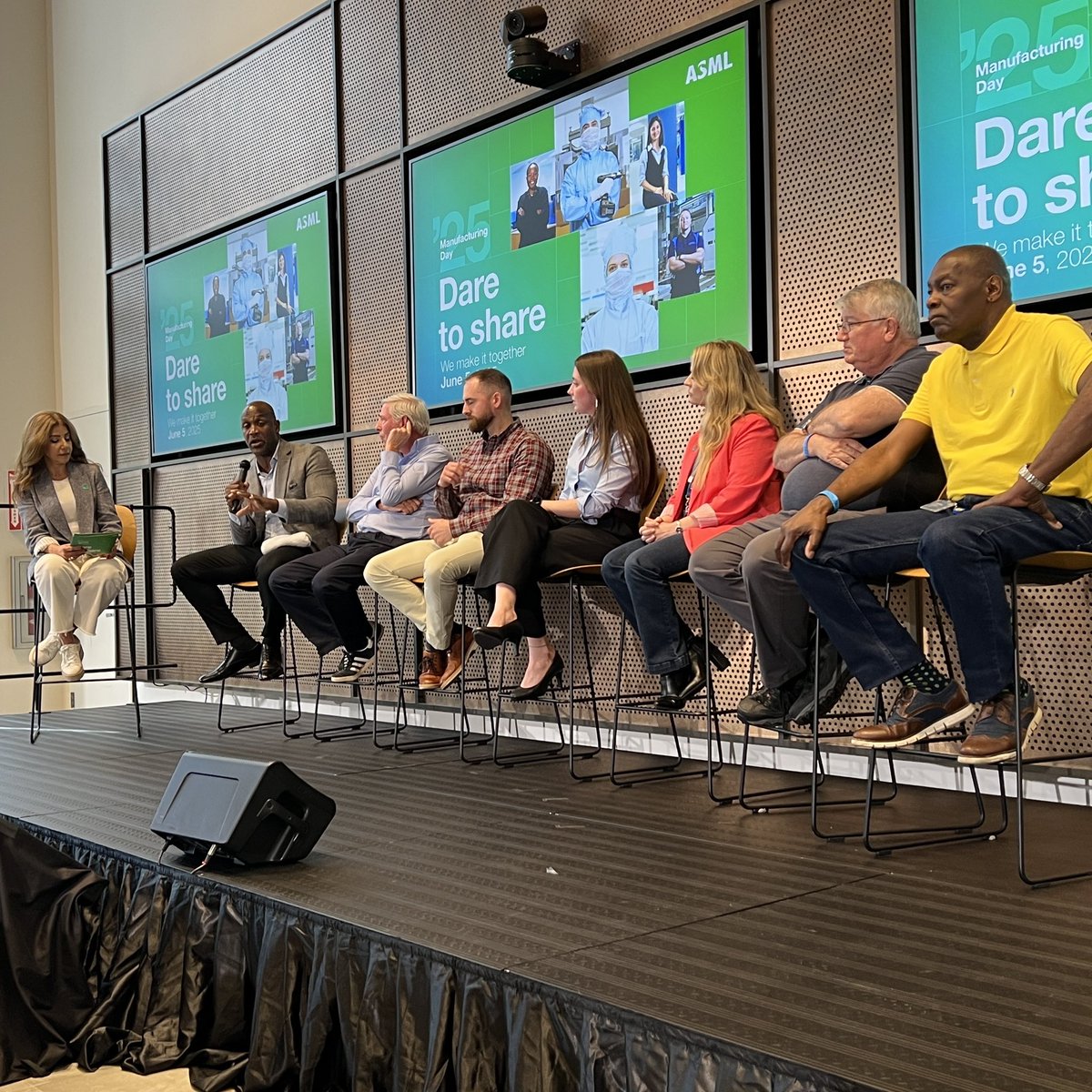 EricLBoles's tweet image. Had the privilege of joining ASML for Global Manufacturing Day—an incredible celebration of innovation, leadership, & collaboration.
The theme “Dare 2 Share” says it all: innovation thrives when we have the courage to share, challenge, & grow together. Feeling grateful!