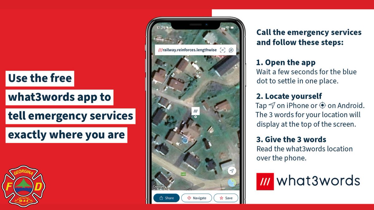 georginafire's tweet photo. Before you head out on your next adventure, download the free What3Words app. Help us help you in an emergency.  Download the free app at https://t.co/0F0Qc81Mp5 https://t.co/m8OAQ75Rjj