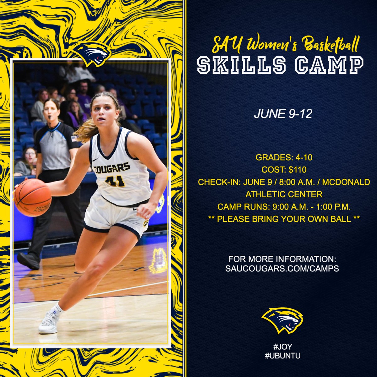 First camp of the summer starts on Monday! It’s not too late to sign up! #JOY #UBUNTU