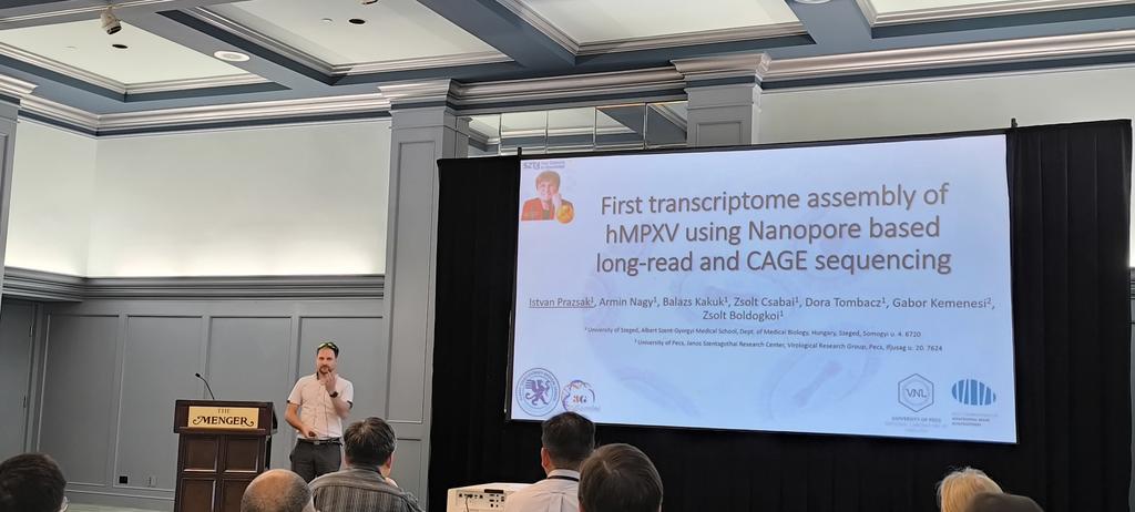 prazsi1's tweet photo. #SanAntonio, #Texas: presenting on the XXV. #Poxvirus conference. So many novelties learnt about #monkeypox viruses! https://t.co/0RywLX0cSW