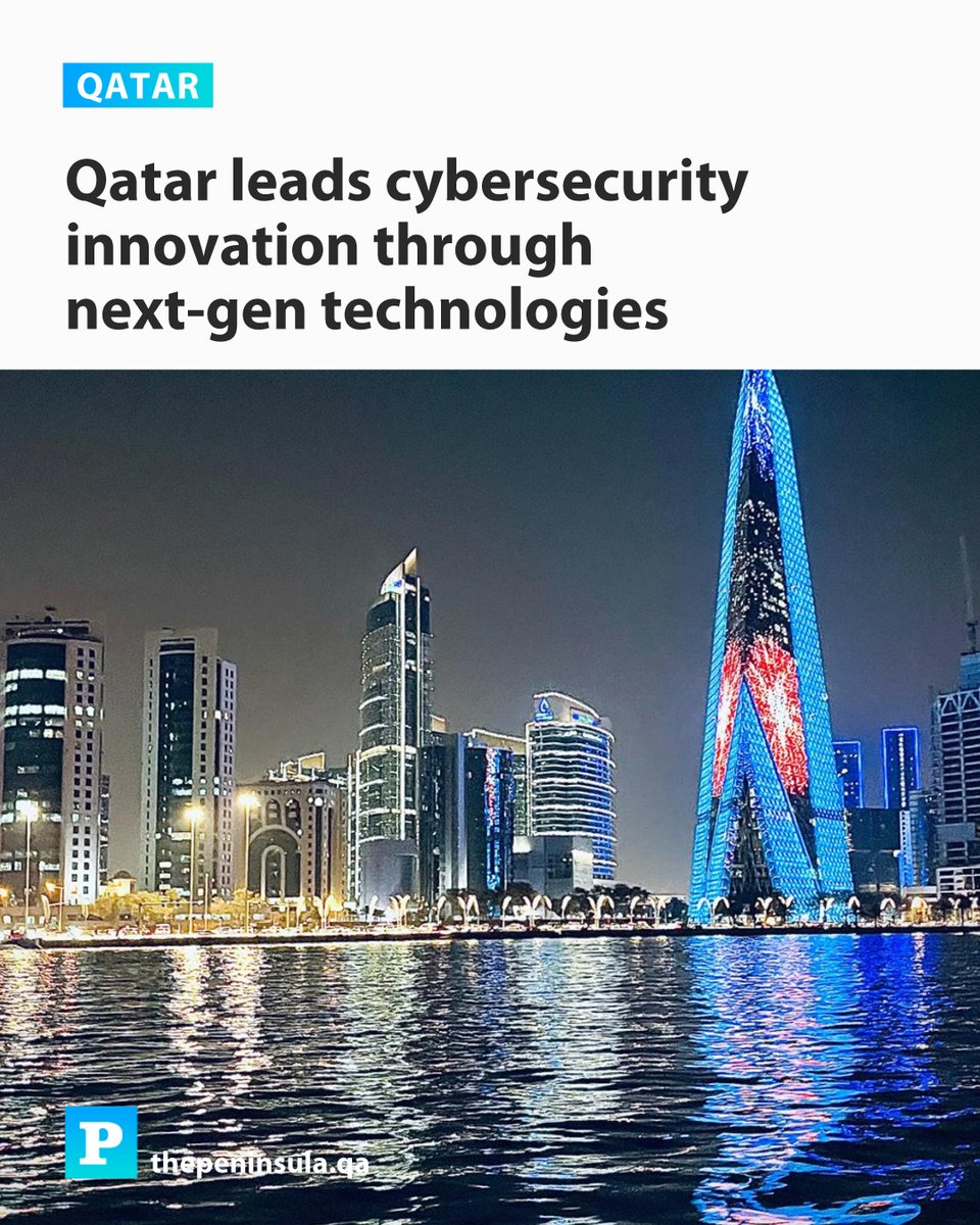 PeninsulaQatar's tweet photo. Omar Sherin, Technology Consulting Partner at PwC Middle East, says “Qatar has long been a pioneer in cybersecurity within the GCC region." 
https://t.co/4WwPUbwSmz https://t.co/X0qScnqSSq