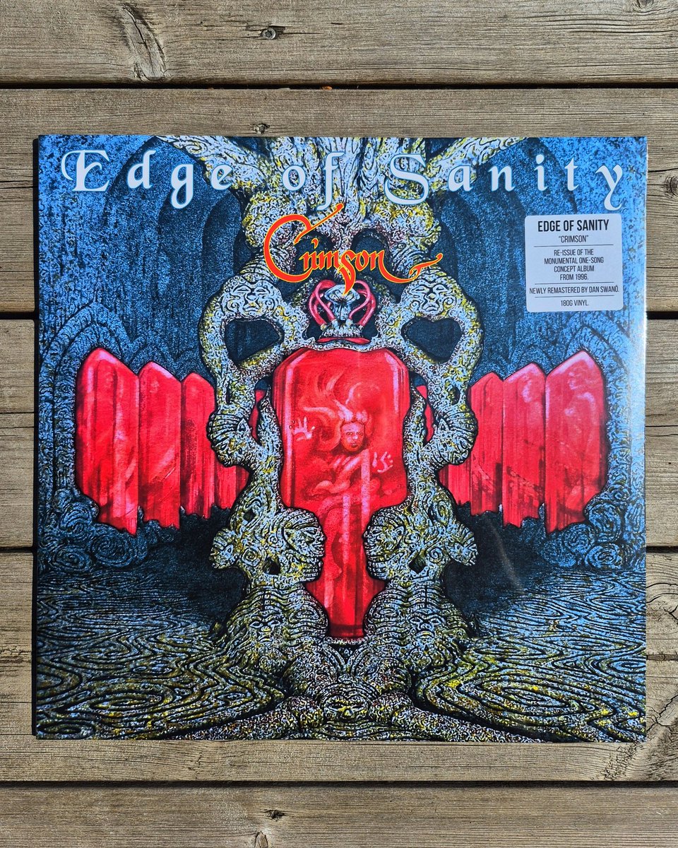 MAIL DAY! 📦

The new 2025 remaster (done by Dan Swanö himself) of one of my favorite albums has finally arrived!

Edge of Sanity - Crimson (1996) 🇸🇪