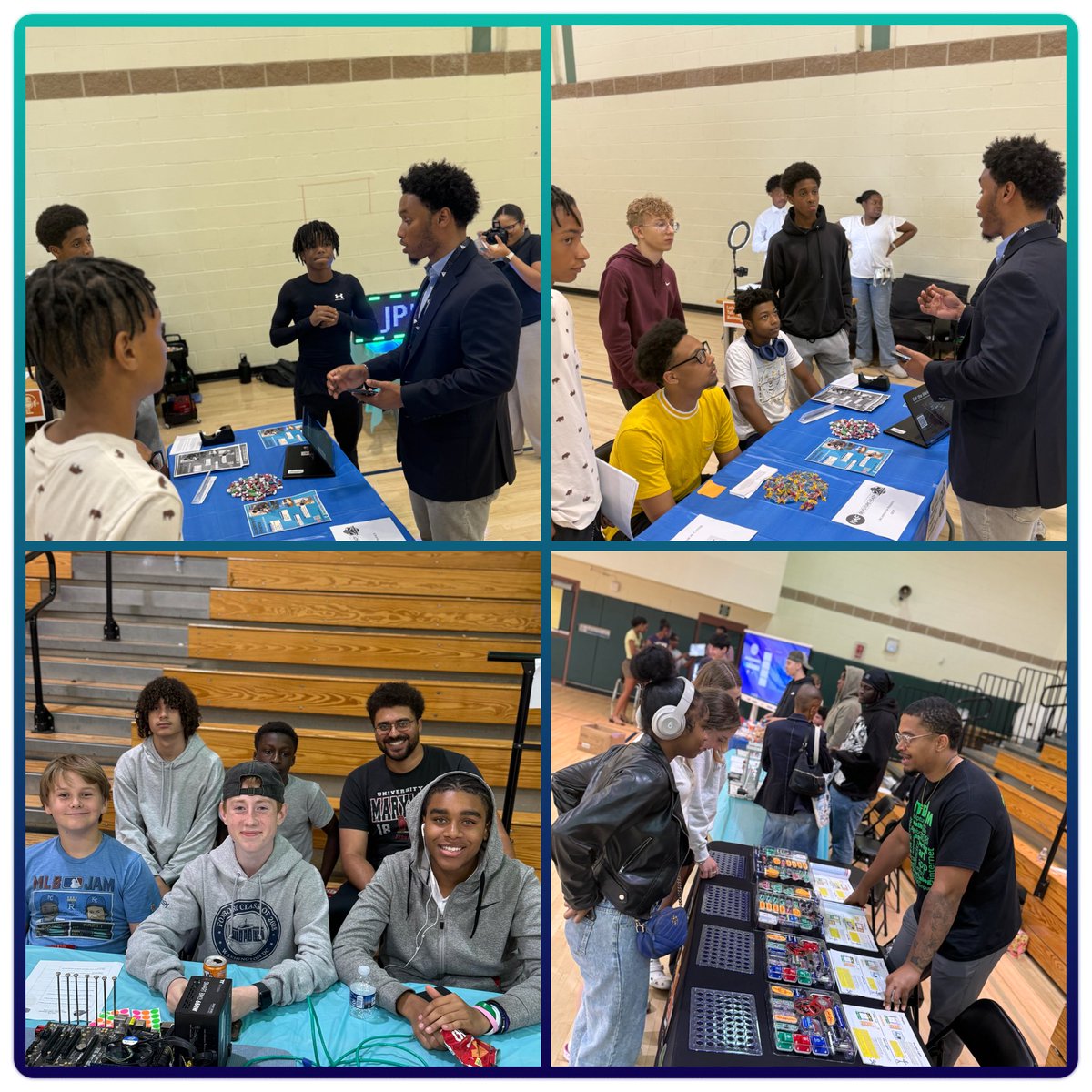 drmccrayspeaks's tweet image. We hosted our first-ever STEM Expo, showcasing the power &amp;amp; potential of our CTE programs: Engineering, Computer Science, IT Maintenance, Finance, and JROTC. Students engaged in hands-on STEM activities, explored career pathways, recorded a podcast, and received valuable insight!