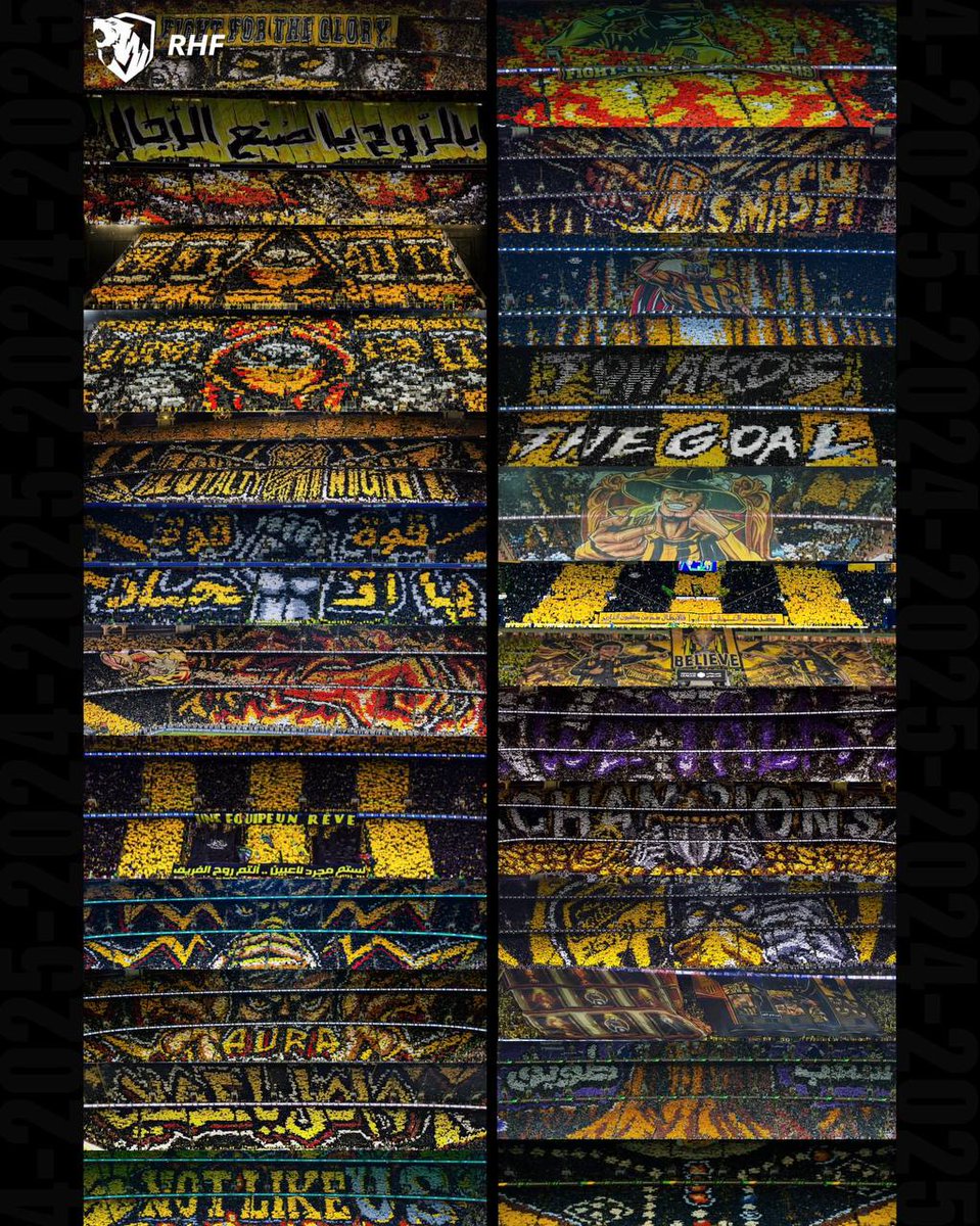 جماهير الذهب..جماهير نادي الشعب...جماهير نادي الوطن..رجاء لا تنجرفوا لبعض من يريد تقسيم المدرجات الاتحاديه..أو يريد تحزبات لهذا المدرج المرعب للخصوم انتبهوا انتبهوا فيه إعلاميين يريدون إسقاط نادي الإتحاد من القمه وجب الوقوف صفا واحد من يريد تقسيم هذا المدرج العظيم كائن من كان