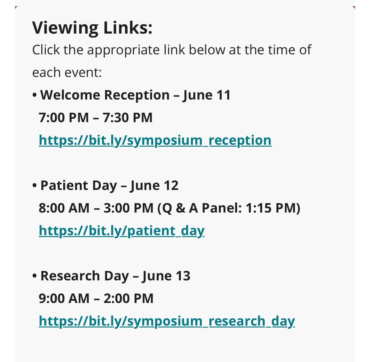 LivingwithSS's tweet image. The viewing links for the 2025 Superficial Siderosis Symposium #neurotwitter #neurology #neurorad