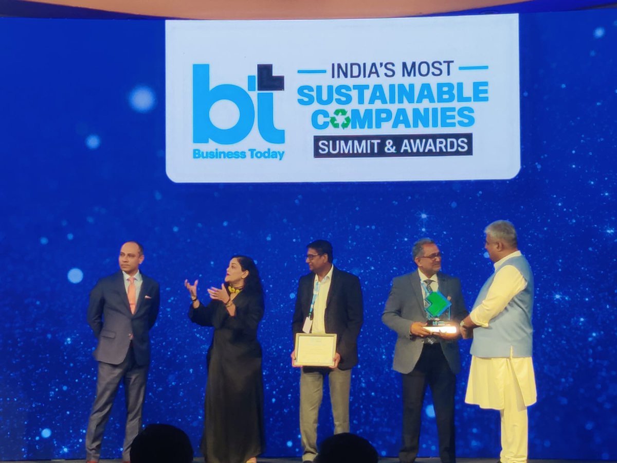 HPCL's tweet image. Proud Moment for HPCL! 
We are honoured to receive the &apos;Climate Leadership Award&apos; at the BT India&apos;s Most Sustainable Companies Summit &amp;amp; Awards 2025.

As the only PSU and the only representative from the Oil &amp;amp; Gas sector to be shortlisted, this recognition reaffirms our unwavering…