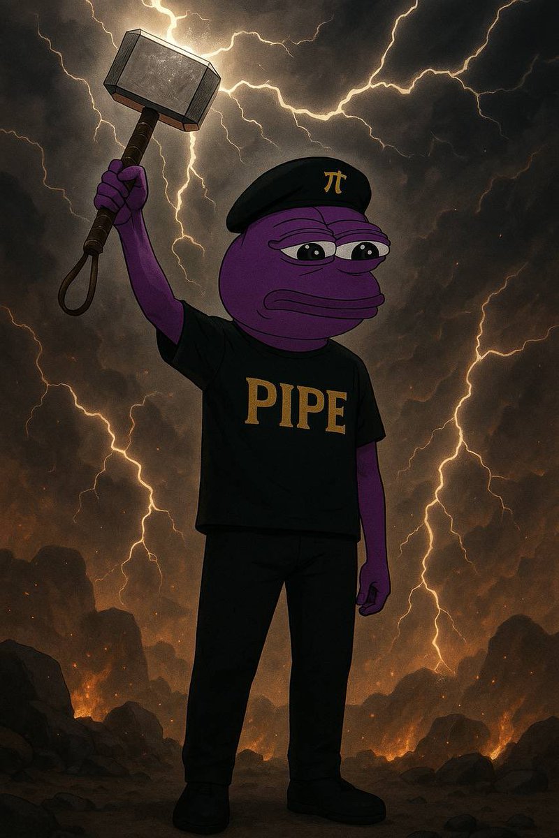 May the power be with you🐸😈

$PIPE $SOL #crypto #memecoin