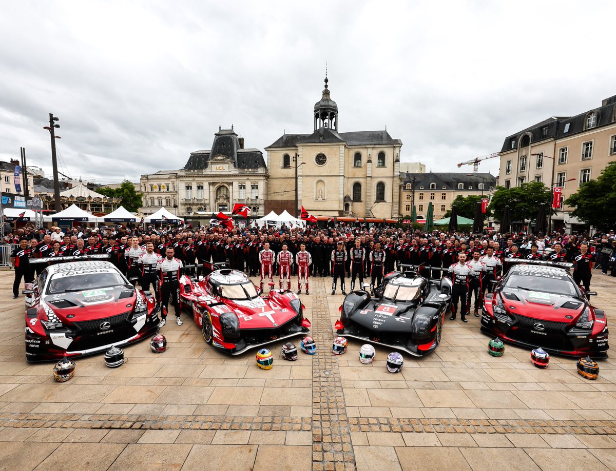 TOYOTA GAZOO Racing WEC (@tgr_wec) on Twitter photo United by our passion and all set for the big race ๐ช
#ToyotaGAZOORacing #GR010HYBRID #WEC <a href="/FIAWEC/">FIA World Endurance Championship</a> #LeMans24 <a href="/24hoursoflemans/">24 Hours of Le Mans</a> United by our passion and all set for the big race ๐ช
#ToyotaGAZOORacing #GR010HYBRID #WEC <a href="/FIAWEC/">FIA World Endurance Championship</a> #LeMans24 <a href="/24hoursoflemans/">24 Hours of Le Mans</a>