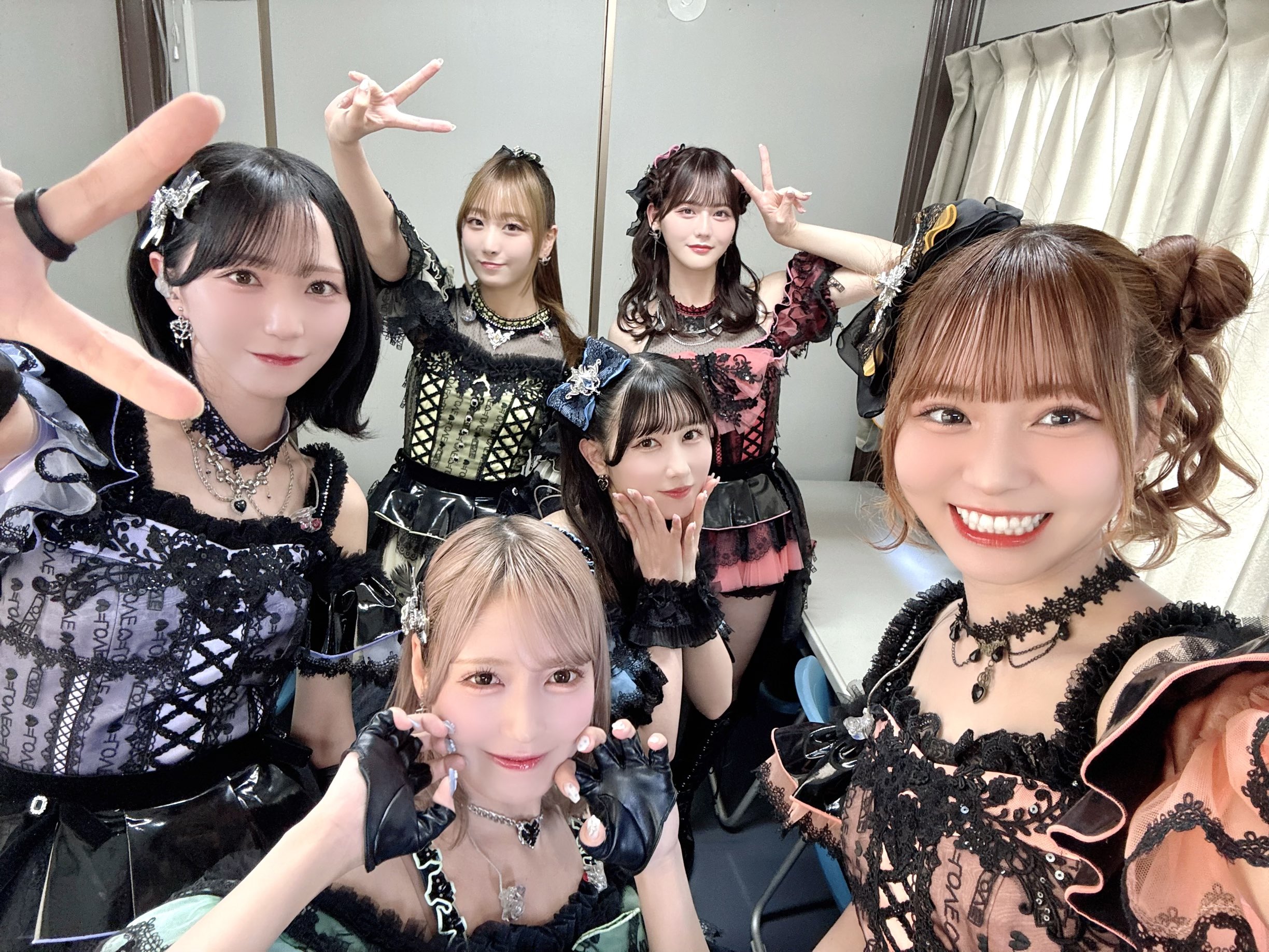 イコラブ 大場花菜 生写真 直筆 冬ツアー チェック マカロン