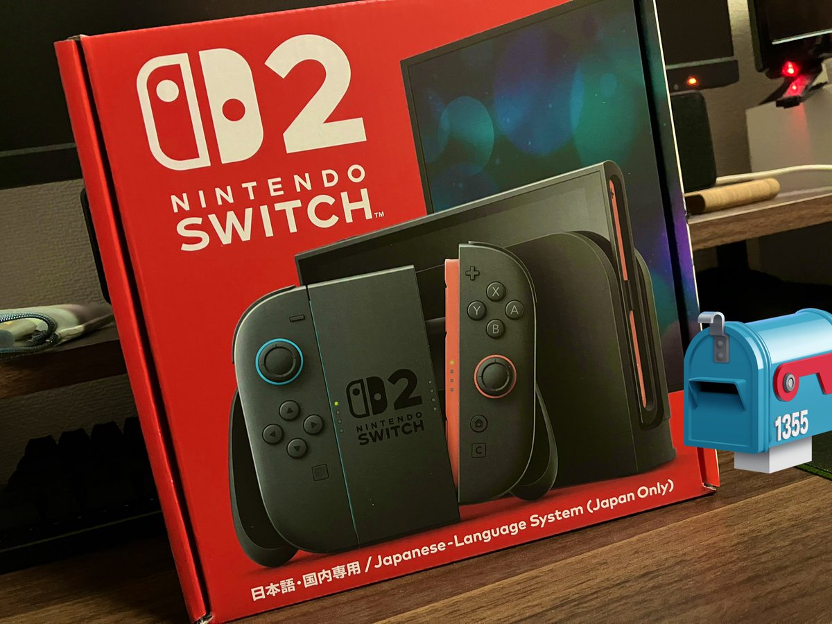 tukumoTKC's tweet photo. ぴょおおおおおお!!!
この2日間バタバタしてて開封も出来てなかった...!届いてます!Switch2!! https://t.co/xf6Tmsj2SM