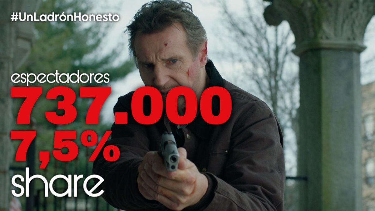 #UnLadrónHonesto DESTACA en #ElBlockbuster de <a href="/cuatro/">Cuatro</a> con 737.000 espectadores (7,5% de share)