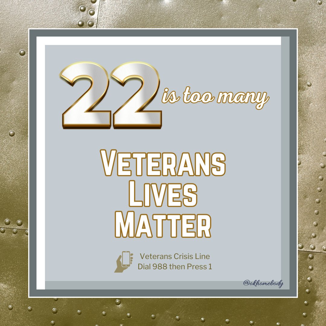 okhomebody (@okhomebody) on Twitter photo ๐บ๐ธ โ
VETERAN BUDDY-CHECKSโ
RH ๐บ๐ธ Good Saturday morning, family. Checking in is so important, that knowledge that you are not alone. Even on weekends. So, if you are struggling, reach out. I love all yโall! โค๏ธ๐ค๐
โญ๏ธVeterans Lives Matter โญ๏ธ #PTSDAwarenessโญ๏ธ
๐บ๐ธ ๐ช ๐ช ๐บ๐ธ โ
VETERAN BUDDY-CHECKSโ
RH ๐บ๐ธ Good Saturday morning, family. Checking in is so important, that knowledge that you are not alone. Even on weekends. So, if you are struggling, reach out. I love all yโall! โค๏ธ๐ค๐
โญ๏ธVeterans Lives Matter โญ๏ธ #PTSDAwarenessโญ๏ธ
๐บ๐ธ ๐ช ๐ช