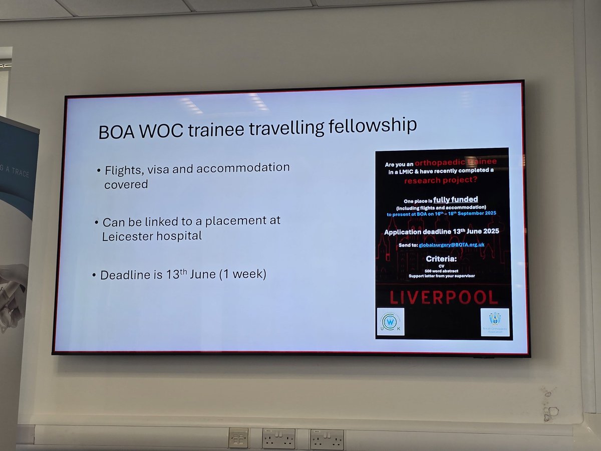 Strong <a href="/Orthoconcern/">World Orthopaedic Concern UK</a> <a href="/bota_uk/">BOTA</a> partnership! We're proud of our trainee involvement, and we're the first orthopaedic specialist society to have a trainee-led subcommittee 🫱🏻‍🫲🏾