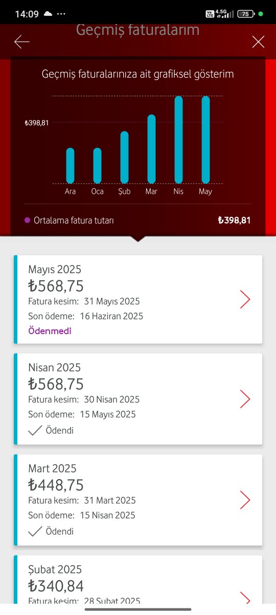 4 ay oldu hâlâ bana vaat edilen 203₺ lik kampanyaya geçiş yapamadım. Mayıs faturası yine yüksek geldi. <a href="/VodafoneDestek/">Vodafone Destek</a>