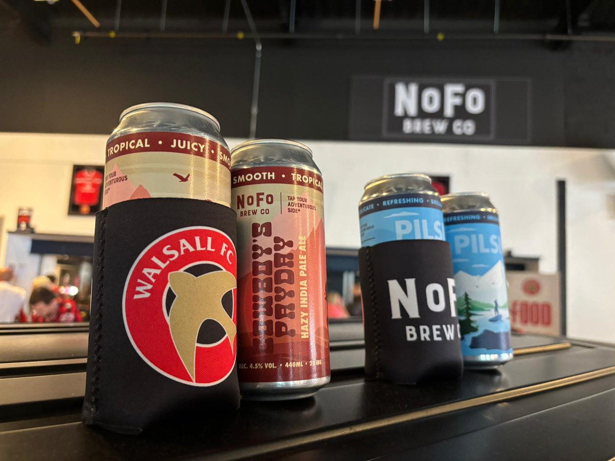 Walsall FC x <a href="/NoFoBrewCo/">NoFo Brew Co</a> 🤝

Embracing the new season ahead 💪🔴