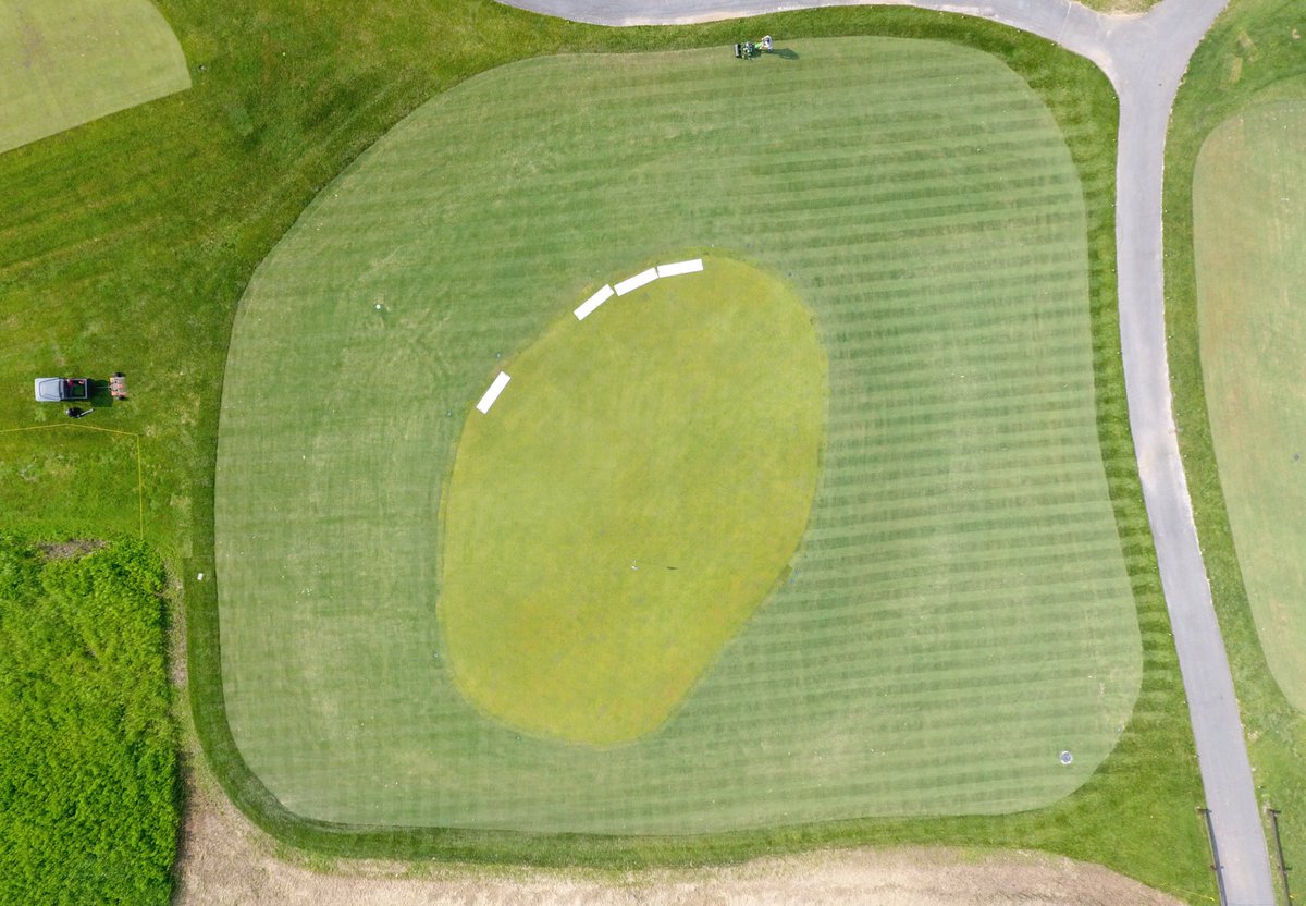 Congrats to John Chassard and the entire agronomy team at Lehigh CC on the renovation of 11 green/surround