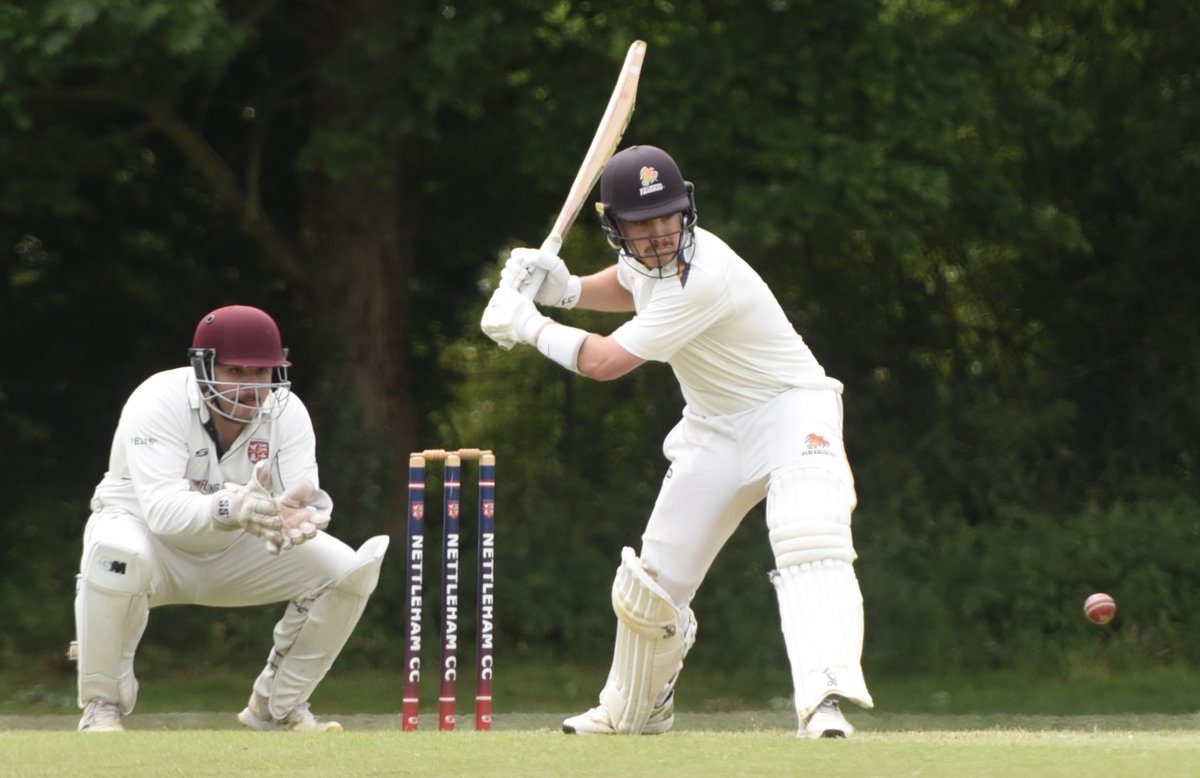 New Zealander Callum McLachlan on his way to a quick fire 38 at <a href="/Nettleham_CC/">Nettleham CC</a> for <a href="/SleafordCC/">Sleaford Cricket Club 🏏</a> . His team are on 179 for four after 31 overs.