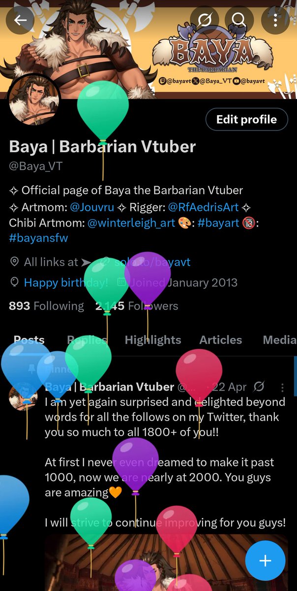 Baya | Barbarian Vtuber tweet media