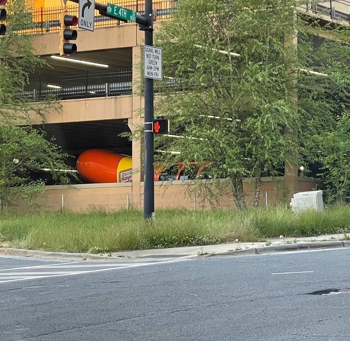 If they trimmed that tree it would look bigger...