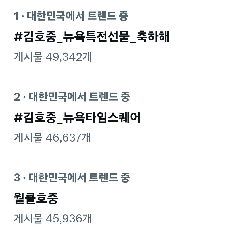 김호중 음악 사랑 아리스 멋진 선물 뉴욕 중심에
#김호중_뉴욕타임스퀘어
월클호중
#김호중_뉴욕특전선물_축하해