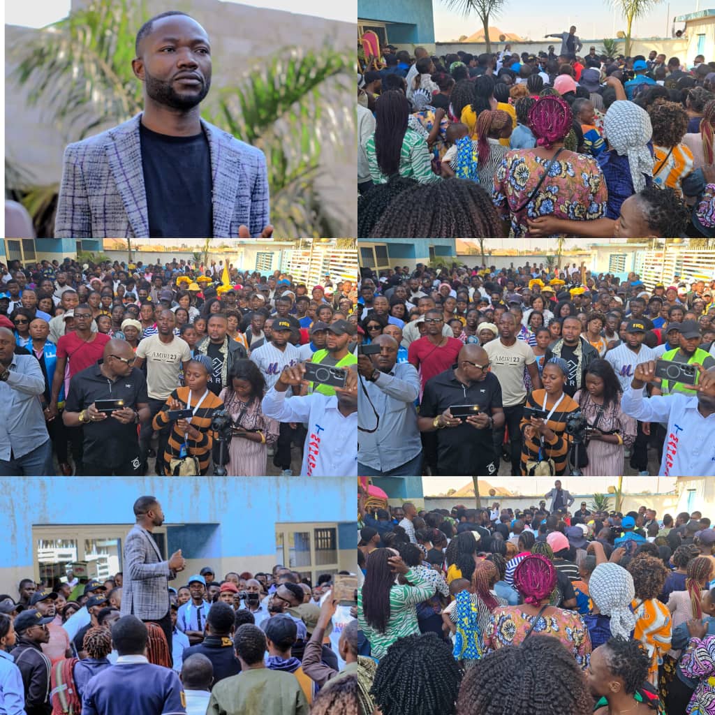 🔵 Kolwezi : Maître Trésor Mahamba et la jeunesse mobilisée pour accueillir le Chef de l'État #FélixTshisekedi. Sous le leadership de la gouverneure #FifiMasuka, l'unité et la ferveur patriotique s'affichent au grand jour. #Lualaba #UnionSacrée