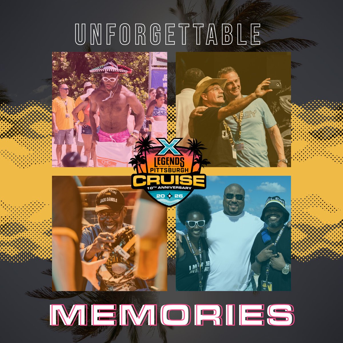 From huddles to hangouts—this isn’t just a cruise, it’s the ultimate fan experience. 🏈 You’re invited to vacation with Pittsburgh greats like Jaylen Warren, Jordan Dangerfield, Beanie Bishop, Calvin Austin III, and MANY more! 

👉 Grab your spot at the link in bio!