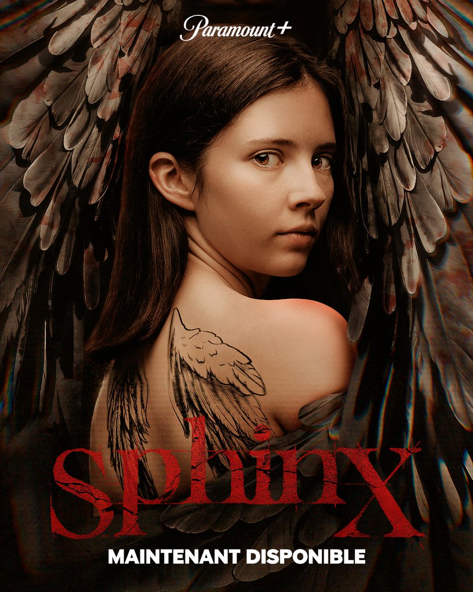 ParamountPlusFR's tweet photo. Minke Moorman, 14 ans, réapparaît exactement trois ans après sa disparition, avec désormais un mystérieux tatouage d'ailes dans le dos... #Sphinx, c'est dispo sur Paramount+ ! https://t.co/gwxJY3QRcV