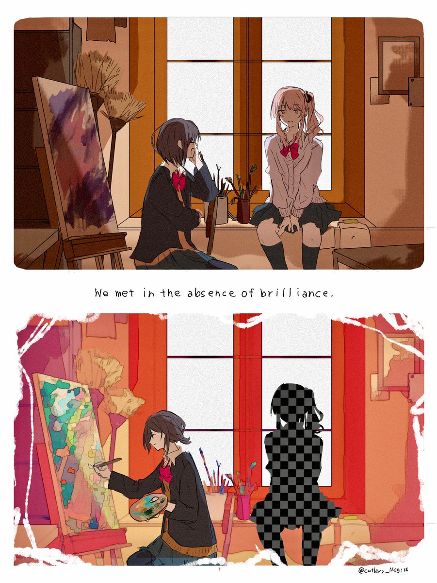 cutlery_Negi88's tweet photo. Her place . #prsk_FA https://t.co/GDPzXwDyuQ