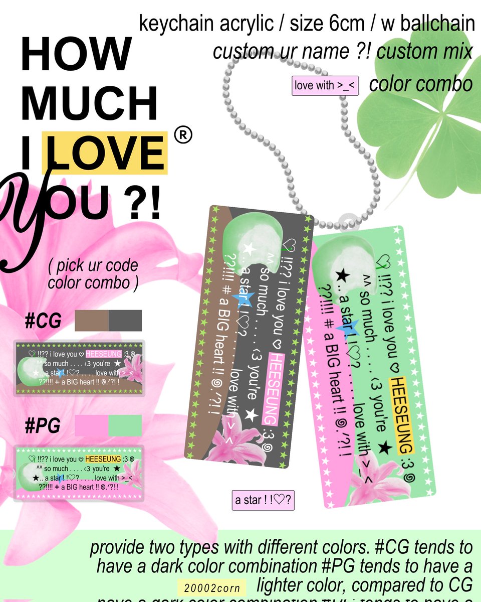 ww2002corn's tweet image. (rt and likes are appreciated &amp;lt;𝟑)

♡ྀི 𝐻ow much  𝓙love 𝓨ou 𖦹.ᡣ𐭩˚
pre-order from 7 june - 12 june 2025

🌸 , 🍏 keychain 
acrylic size 6x2,5 cm
two side, single acrylic 3mm
custom name 🍏 , 🌸

&amp;lt;𝟑 link gform !! ⋆˚࿔
forms.gle/gPFA5Z4Rsm8bK2…