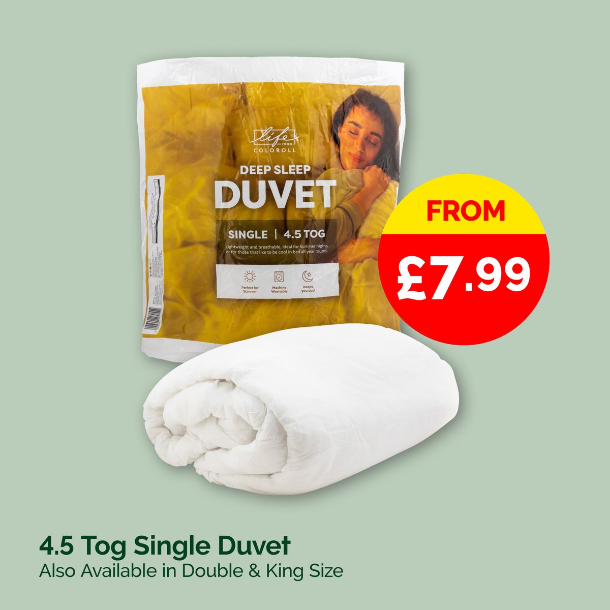 Poundstretcher1's tweet image. Give your bed a bit of a summer makeover with our great value lightweight bedding range in-store right now ❤️ #makeover  #bedroominspiration #homeinspo #poundstretcher