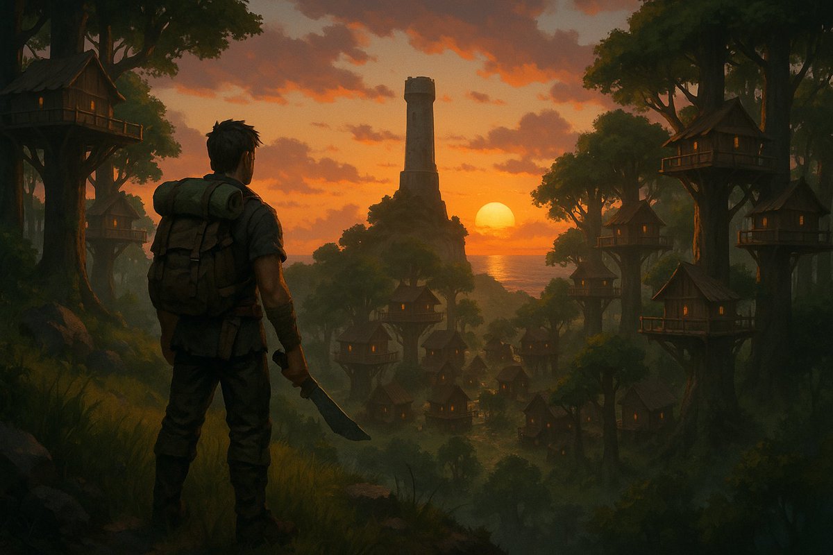 Telnarus's tweet photo. Sgt. Adams overlooking an Aratti Settlement 

Project by : @StickyFlamesX https://t.co/1KN9rLHLI4