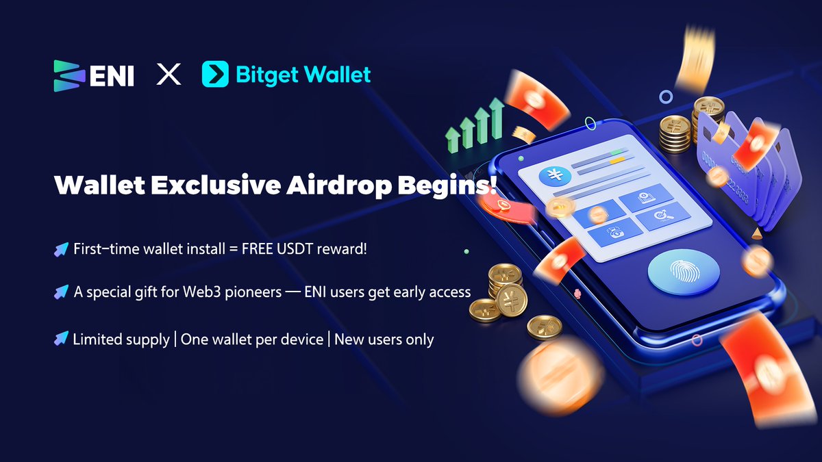 ENI (@eni__official) on Twitter photo π¨ LIVE NOW: ENI Γ Bitget Wallet Red Envelope Airdrop!
Install Bitget Wallet via the official link & grab a FREE USDT red envelope π
π Limited supply β donβt miss out!
π² iOS: bitgetwallet.onelink.me/6Vx1/wt8io2cx
π² Android: static.bitkeep.vip/apk/9001/Bitgeβ¦
π Submit wallet: docs.google.com/spreadsheets/dβ¦ π¨ LIVE NOW: ENI Γ Bitget Wallet Red Envelope Airdrop!
Install Bitget Wallet via the official link & grab a FREE USDT red envelope π
π Limited supply β donβt miss out!
π² iOS: bitgetwallet.onelink.me/6Vx1/wt8io2cx
π² Android: static.bitkeep.vip/apk/9001/Bitgeβ¦
π Submit wallet: docs.google.com/spreadsheets/dβ¦