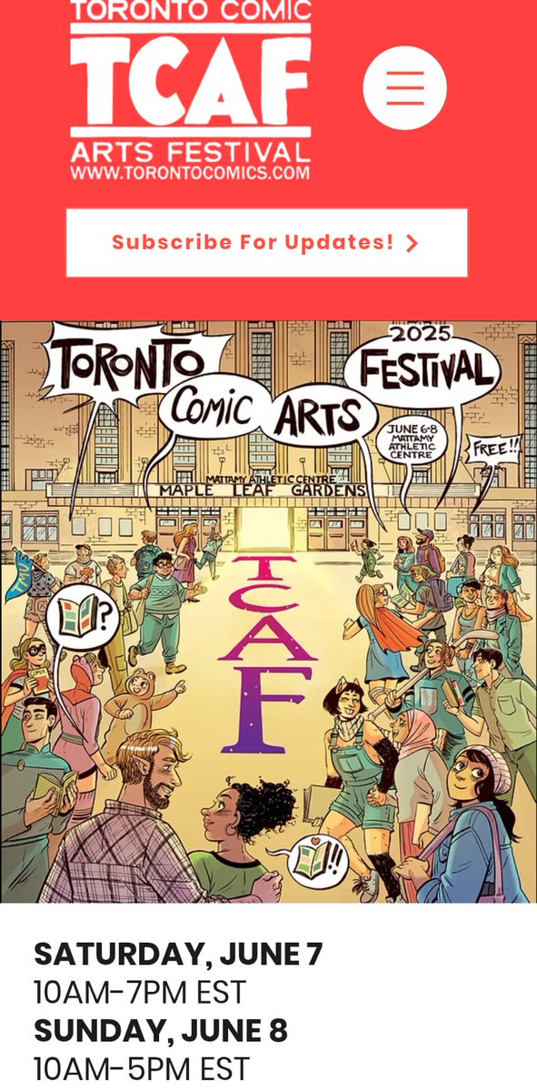 Joel A. Sutherland (@joelasutherland) on Twitter photo I'm excited to be attending the Toronto Comic Arts Festival for the first time ever, and more excited to be doing a signing with three of the artists behind HAUNTED CANADA: THE GRAPHIC NOVEL! Find us at the <a href="/scholasticCDA/">Scholastic Canada</a> booth (153-156) Sun Jun 8 at 11am. torontocomics.com I'm excited to be attending the Toronto Comic Arts Festival for the first time ever, and more excited to be doing a signing with three of the artists behind HAUNTED CANADA: THE GRAPHIC NOVEL! Find us at the <a href="/scholasticCDA/">Scholastic Canada</a> booth (153-156) Sun Jun 8 at 11am. torontocomics.com