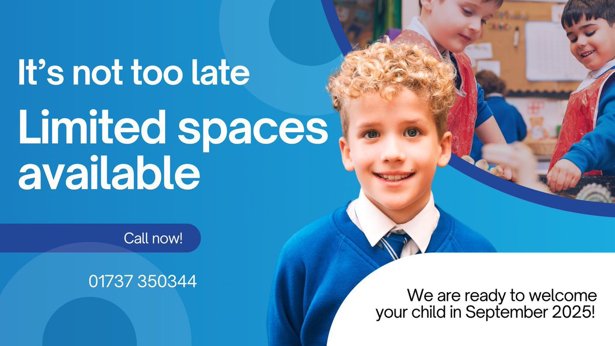 Shawley Community Primary Academy (@shawleyprimary) on Twitter photo Are you looking for a place for your child in September 2025?
We would love to welcome you to <a href="/ShawleyPrimary/">Shawley Community Primary Academy</a>.
We have a small number of spaces in:
🔶 Nursery
🔶 Reception
🔶 Year 1
🔶 Year 4
🔶 Year 5
Find out more information here: loom.ly/qsSWUMo
#WeAreLEO 🦁 Are you looking for a place for your child in September 2025?
We would love to welcome you to <a href="/ShawleyPrimary/">Shawley Community Primary Academy</a>.
We have a small number of spaces in:
🔶 Nursery
🔶 Reception
🔶 Year 1
🔶 Year 4
🔶 Year 5
Find out more information here: loom.ly/qsSWUMo
#WeAreLEO 🦁