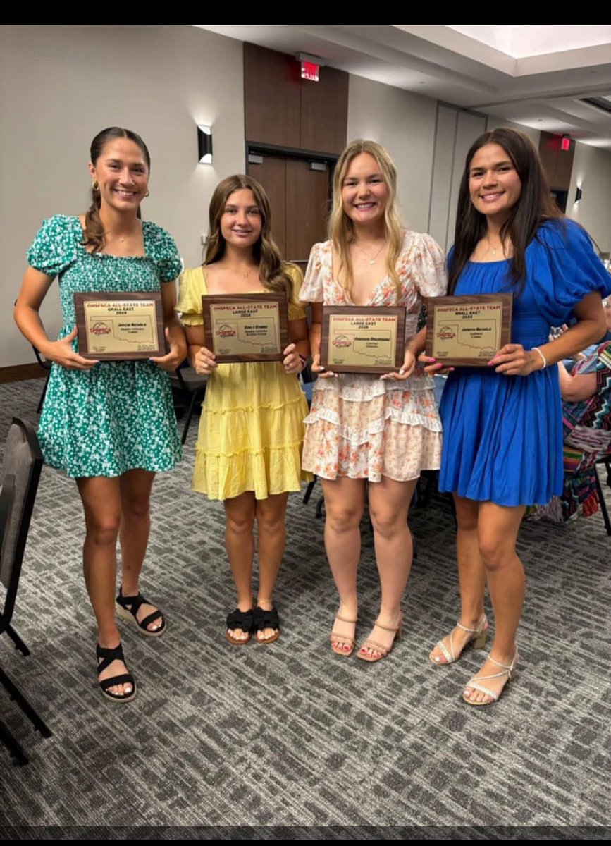 2025 All-State softball banquet.  Congratulations to all our Epic ladies!  Jordyn, Jaycie, Emily, and Addi 🖤💛♥️
<a href="/jaycienichols/">Jaycie Nichols</a> <a href="/jordynnichols06/">Jordyn Nichols😃</a> <a href="/AddisonDrummond/">Addison Drummond</a> <a href="/emilyev03465138/">emily evans</a> 
#BeEpic #EpicAthletics #Des