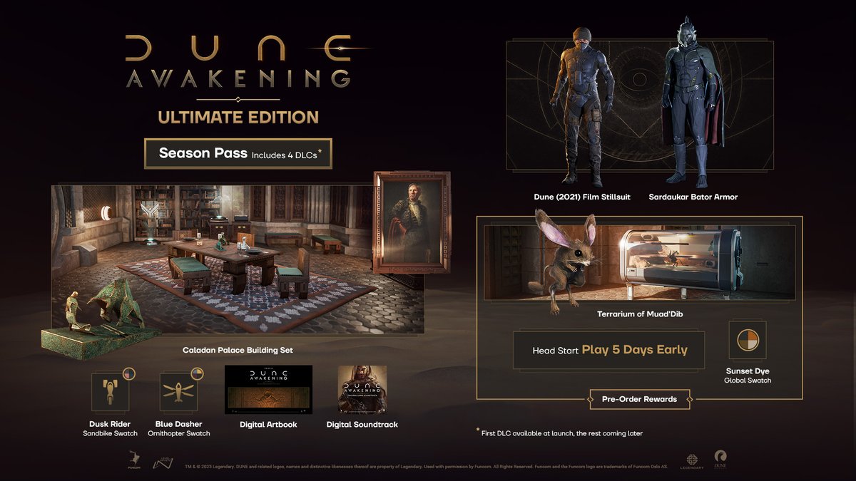 Becsters🌸🔜Twitchcon EU (@becsterstwitch) on Twitter photo GIVEAWAY 🔥
I am giving away a Steam copy of Dune: Awakening Ultimate Edition! This gives you a head start and also awesome cosmetics! 💅
To Enter:
➡️ FOLLOW <a href="/BecstersTwitch/">Becsters🌻🔜???</a>
❤️ LIKE this post!
🔁RETWEET this post!
⭐️BONUS: Comment on what you are most excited for in Dune: GIVEAWAY 🔥
I am giving away a Steam copy of Dune: Awakening Ultimate Edition! This gives you a head start and also awesome cosmetics! 💅
To Enter:
➡️ FOLLOW <a href="/BecstersTwitch/">Becsters🌻🔜???</a>
❤️ LIKE this post!
🔁RETWEET this post!
⭐️BONUS: Comment on what you are most excited for in Dune: