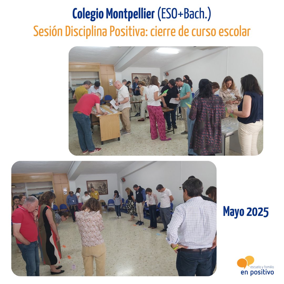 Carolina Huerta (@carolinahuertae) on Twitter photo ✅ Últimas sesiones de acompañamiento este curso escolar con equipos de primaria, secundaria y bach. de <a href="/comontpellier/">Colegio Montpellier</a>
💪🏼Ya queda poco para acabar el curso ¡Mucho ánimo!
#DisciplinaPositiva #educarenpositivo #profe #primaria #educarparalavida #docente #secundaria #bachillerato ✅ Últimas sesiones de acompañamiento este curso escolar con equipos de primaria, secundaria y bach. de <a href="/comontpellier/">Colegio Montpellier</a>
💪🏼Ya queda poco para acabar el curso ¡Mucho ánimo!
#DisciplinaPositiva #educarenpositivo #profe #primaria #educarparalavida #docente #secundaria #bachillerato