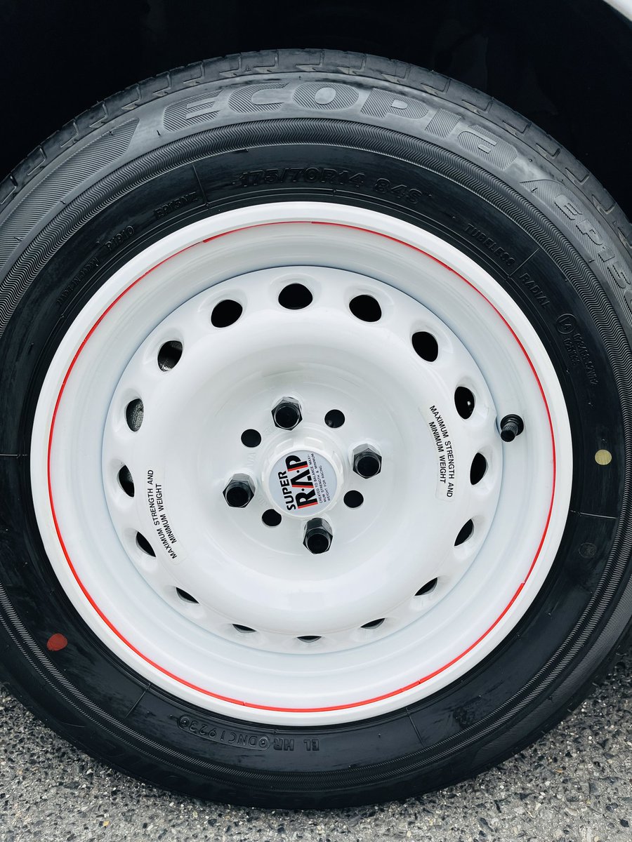 akiyamataiya's tweet photo. No.102 2025 0607
車種:トヨタ ヤリス
タイヤ:ブリヂストン エコピアEP150(新車添付)
サイズ:175/70R14
ホイール:ブリヂストン スーパーラップ(当時品)
サイズ:6.0J-14
#BRIDGESTONE #スーパーラップ #SUPERRAP
#ヤリス #愛知県 #名古屋市 #尾張旭市 https://t.co/KjGtJqCV64