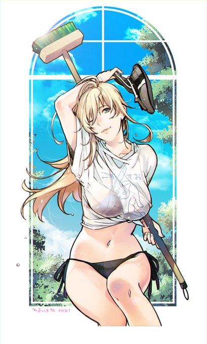 これの別バージョンですな。え、4年前って……(驚愕)割と気に入っている絵でした、未統合データ昇天しましたが。 